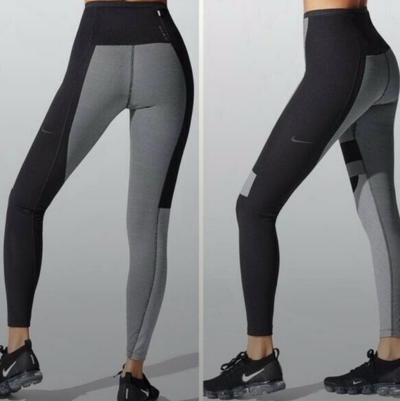 Nike Run Tech Pack Knit Pants Leggings Geometric S - Picture 3 of 13